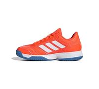 adidas Ligra 8 Kids Indoor Shoes, Scarpe Sportive Unisex-Bambini, Team Solar Orange/Cloud White/Cloud White, 35 1/2 EU