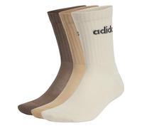 adidas Linear Crew Cushioned Socks 3 Pairs Calzini, WONDERWHI/MAGBEI/EARSTR, 6-7 anni Unisex - Bambini e ragazzi