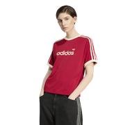 Adidas Linear Mesh T-shirt Donna - Magliette Rosso - Taglia S (34-36) - Poly Mesh Red S (34-36)