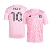 adidas Lionel Messi Inter Miami CF #10 - Maglietta da uomo con nome e numero, Rosa, L