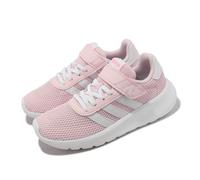 adidas Lite Racer 3.0 EL K Clear Pink White Kids Preschool Strap Running H03629