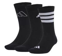 adidas Performance - Confezione da 3 paia di calzini neri/bianchi con logo-Nero 34-36