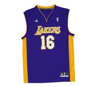 Adidas Los Angeles Lakers Pau Gasol NBA Maglia Basketball Camicia Jersey Rarità