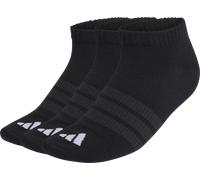 adidas Mixte THIN&LIGHT ESSENTIALS LOW CUT SOCKS 3 PAIR PACK, black/black/white, 10.5-12.5