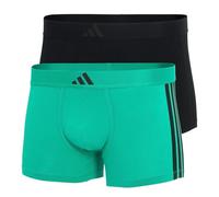 adidas Low Rise Trunk (2 Pezzi) - Active Flex Cotton 3 Stripes - Biancheria Intima Comoda, 902 Assortiti, XXL