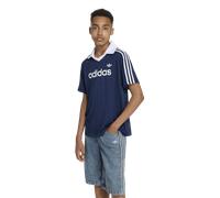 Adidas Lse Pinstr Bambini - Magliette Blu - Taglia 159 - 164 CM - Poly Jersey Blue 159 - 164 CM