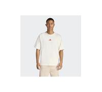 adidas performance - Stadium - T-shirt bianco sporco/puro rubino XL