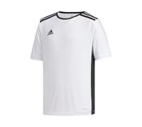 ADIDAS maglia calcio entrada 18 team bianco nero bambino 5-6 Anni