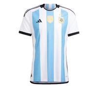 adidas Maglia da calcio da uomo Argentina 2022 3 stelle autentica - Festeggia il numero tre e vestiti come un campione del mondo, bianco/azzurro, XL