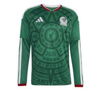 Adidas Mexico 26/27 Replica Home Long Sleeve T-shirt Verde S Uomo
