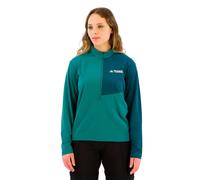 Adidas Terrex Multi Climacool Half Zip Long Sleeve T-shirt Verde XS Donna