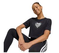 Adidas Maglietta A Maniche Corte Everyday Glam Cropped Graphic