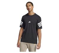 ADIDAS SPORTSWEAR Maglia funzionale 'FI 3S' nero / bianco Uomo ADIDAS SPORTSWEAR XL nero / bianco
