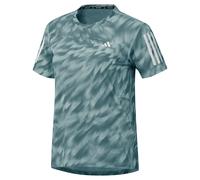 Adidas - Maglietta a maniche corte leggera e traspirante - OTR Aop Tee W Halo Mint / Mint Ton per Donne - Taglia S - Blu