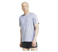 Adidas Own The Run Climacool 3 Stripes Short Sleeve T-shirt Blu XL Uomo