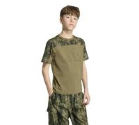 Adidas Maglietta A Maniche Corte Seasonal Essentials Camo Cotton