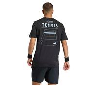 Adidas Tennis Category Graphic Short Sleeve T-shirt Nero XS Uomo