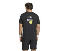 T-shirt da uomo Adidas Tennis Category Graphic - black/white - Nero (L)