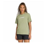 adidas Femme Terrex Classic Logo T-Shirt, Tent Green, M
