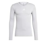 Adidas Maglietta a Maniche Lunghe da Uomo Team Base Tee, Team Light Grey, L