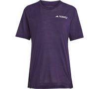 Adidas - Maglietta a maniche lunghe leggera e traspirante - Xperior Tee W Aurora Plum per Donne - Taglia S - Viola Viola S
