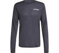 Adidas T-shirt a maniche lunghe Xperior Longsleeve Tee Carbon leggera e traspirante Uomo L Grigio