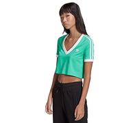 adidas Maglietta da Donna Cropped ad Alta risoluzione, Verde, 36, Verde ad Alta Definizione, 42