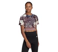 adidas Maglietta da Donna (Manica Corta) W AOP CRP Tee, Wonder Oxide/Multicolor/Wonder Oxide, HP0782, XS