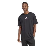 adidas Maglietta da Uomo con Grafica Memories of Sport Gallery, Taglia 3XL, Colore Nero