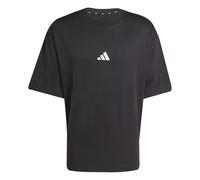 adidas Maglietta da Uomo con Logo Piccolo con Icone del Futuro, S/S, Colore Nero