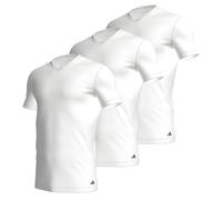 adidas Maglietta da Uomo con Scollo Rotondo (3 Pezzi) - Active Core Cotton Baselayer (3 Pezzi), White_4am012, L