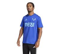 adidas Maglietta da Uomo Messi Name & Number Graphic, Semi Lucid Blue, XL