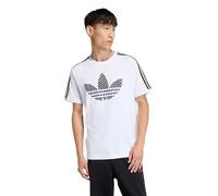 adidas Maglietta da uomo Monogram Infill 3S, Bianco (White), XL
