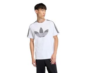 adidas Maglietta da uomo Monogram Infill 3S, Bianco (White), XL