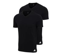 adidas Maglietta Intima a Maniche Corte da Uomo (2 Pack) T-Shirt Scollo a V