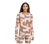 Adidas Multi Synthetic Long Sleeve Base Layer Beige L Donna