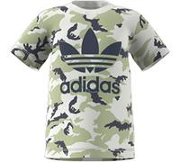 adidas Tee Maglietta, Griorb/Limmag/Azmaso, 9 Meses Unisex-Bimbi