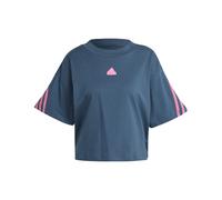 ADIDAS Maglietta Palestra Crop Future Icons Petrolio Donna S
