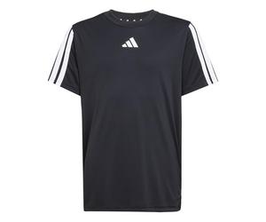 adidas Male Train Essentials 3-Stripes T-Shirt 9-10 Years Black/White