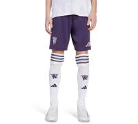 Adidas Manchester United 25/26 Away Shorts Bambini - Pantaloncini Viola - Taglia 171 - 176 CM - Poly Mesh Purple 171 - 176 CM