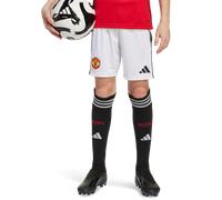 Adidas Manchester United 25/26 Home Shorts unisex Pantaloncini - Bianco - Poly Mesh - Foot Locker White 147 - 152 CM