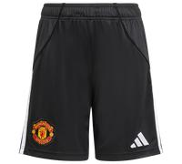 Adidas Manchester United 25/26 Home Shorts Bambini - Pantaloncini Nero - Taglia 171 - 176 CM - Poly Mesh Black 171 - 176 CM