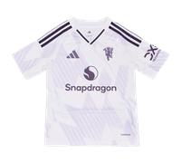 Adidas Manchester United Away 25-26 Jr - Maglia Calcio Ufficiale - Bianco 13-14ANNI