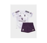 adidas Manchester United FC 2025/26 Away Kit Infant, Bianco 9-12M