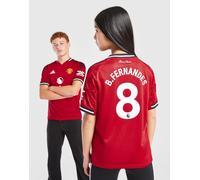 adidas Manchester United FC 25/26 Fernandes Maglia Junior, Rosso 9-10Y