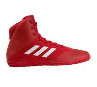 adidas Mat Wizard 4 - Scarpa da Wrestling da Uomo, Rosso Bianco, 40 EU