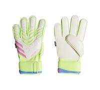 adidas Match Fingersave - Guanti da portiere unisex, colore bianco/limone/rosa lucido, taglia 7,5