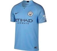Adidas MCFC M Nk BRT Stad JSY SS HM T-Shirt, Uomo, Field Blue/Midnight Navy, S