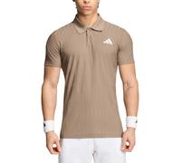 Maglietta da uomo adidas Tennis Climacool+ Airchill Freelift Polo Shirt Khaki Six L