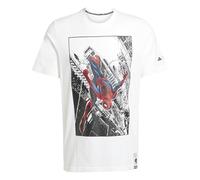 ADIDAS SPORTSWEAR Maglietta 'adidas x Marvel Spider-Man' blu reale / rosso acceso / nero / bianco, Taglia L